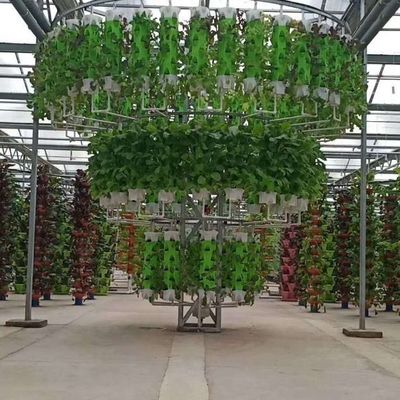 Hydroponisches Gewächshaus mit temporärer Heizung mit Feuchtigkeitsregelungssystem JX-FG-212