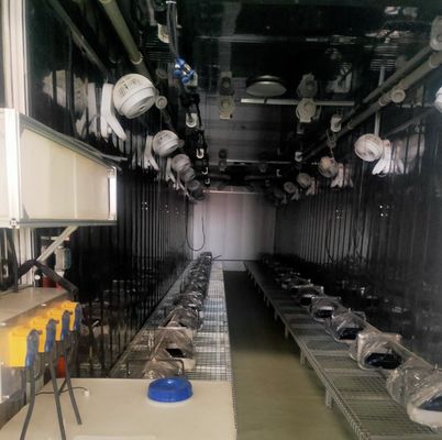 Gewächshaus hydroponischer vertikaler Anbaubehälter System in 40FT Behälter 40HQ Reefer