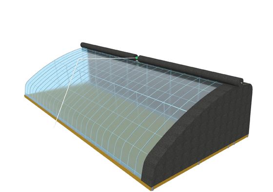 Multi Span PVC Rohr Öko-Gewächshaus zu erschwinglichen Kosten Paket Größe 50,00cm * 60,00cm * 50,00cm