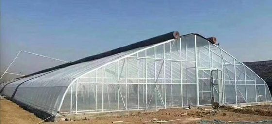 Aquakultur Stahlkonstruktion Solargewächshaus mit Bettdecke Rollverschluss und Materialien