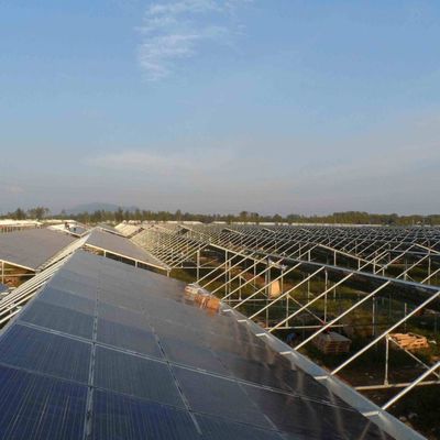 Hydroponische Lüftung Photovoltaik Gewächshäuser 6/9 und 6/12 Meter für die Pflanzenproduktion