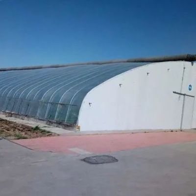 Hot-DIP Galvanisierte Stahlrohrstruktur Tunnel Anbaumethode Photovoltaik Gewächshaus