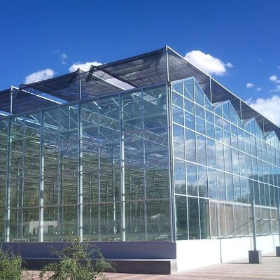 Gewächshäuser mit mehreren Spannweiten, mit kontrollierter Luftfeuchtigkeit, für hydroponische Sämlinge im Venlo-Stil
