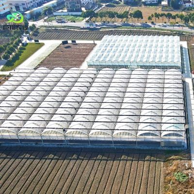 Kontinuierliche Heizung und Tunnelpflanzungsmethode Landwirtschaftliche Kunststofffolie Gewächshaus