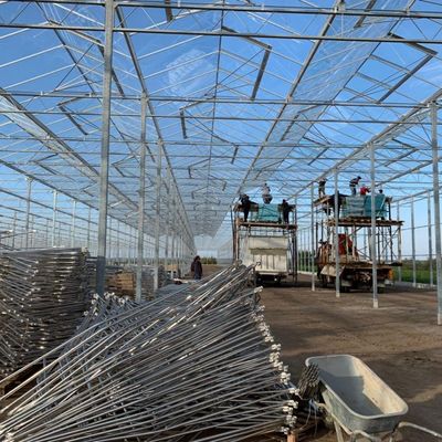 JX-A0061 Glasgewächshaushydroponisches System für Gemüse 100.000kg Packgewicht
