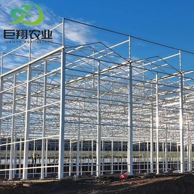 Hot-DIP galvanisierte Stahlrohr Struktur Material Gewächshaus mit 1 Stück Min.Order