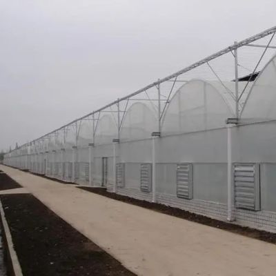 Hydroponik-Bewässerungssystem für Erdbeeren/Blumen/Gemüse Mehrspannungsrahmen aus Stahlverzinktem Kunststoff Gewächshaus