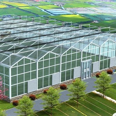 Doppelschichtglas Gewächshaus Hydroponik System für den Blumenbau 30 Tage Rückerstattung
